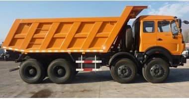 Beiben NG80 8x4 4842 Dump Truck will be sent to Nigeria