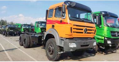Beiben NG80 2642 6x4 Chassis Truck will be shipped to Zambia