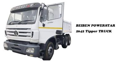 Beiben Powerstar 2642 Tipper Truck will be shipped to Nigeria