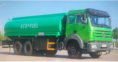 Beiben NG80 Fuel Tank Truck 6x4 will be shipped to Costa Rica