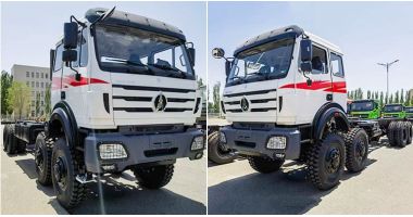 Beiben Truck 3142 Chassis Truck 8x4 will be shipped to Zimbabwe