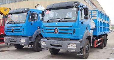 BEIBEN 2638 Boom Truck Crane will be shipped to Zambia