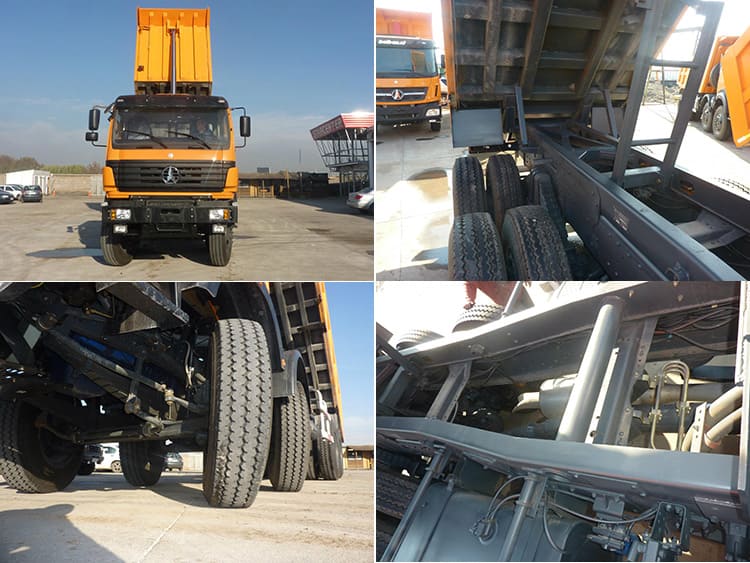 Beiben NG80 8x4 4842 Dump Truck will be sent to Nigeria
