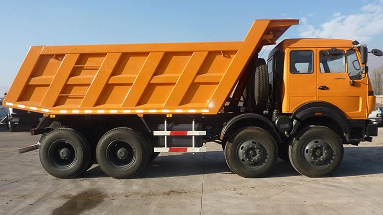 Beiben NG80 8x4 4842 Dump Truck will be sent to Nigeria