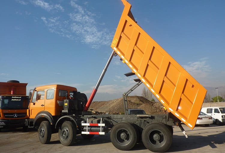 Beiben NG80 8x4 4842 Dump Truck will be sent to Nigeria
