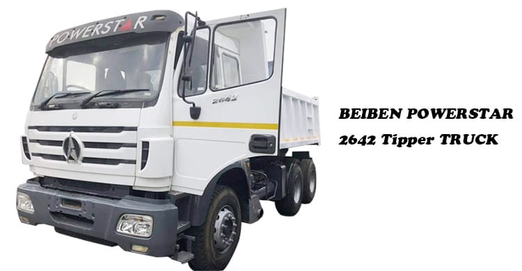 Beiben Powerstar 2642 Tipper Truck for Sale in Nigeria