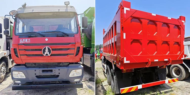Beiben Dump Truck 6x4 Price for Sale in Chile 