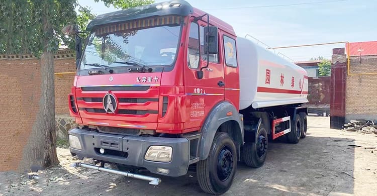 Truck Beiben NG80 Water Sprinkler Tanker for Sale in Tanzania