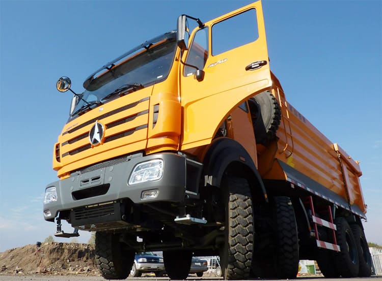 Beiben 4040 8x4 Tipper Trucks for Sale in Tanzania