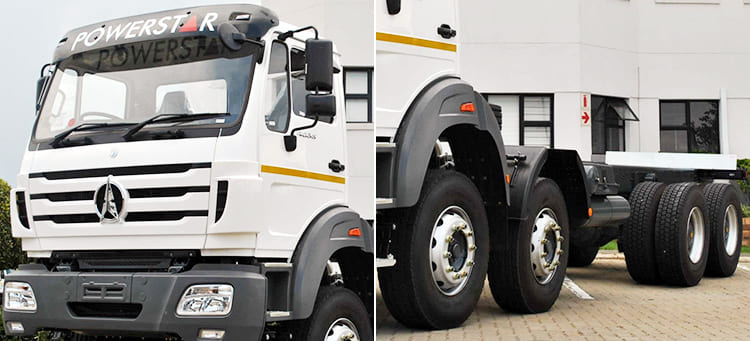 New Powerstar Trucks 8x4 12 Wheel Lorry Truck Price for Sale Philippines
