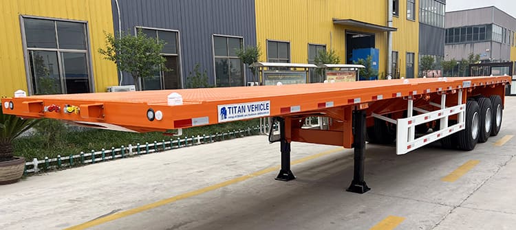 40Ft Triple Axle Flatbed Truck Trailer for Sale in Philippines