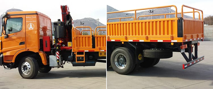Beiben Truck NG80 Cargo Truck with Crane for Sale Price in Tanzania