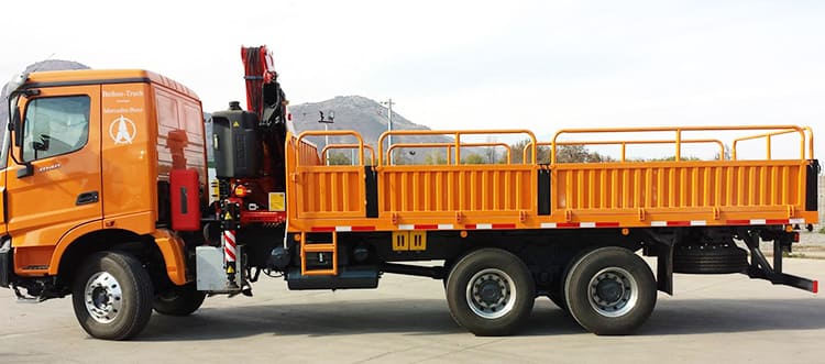 Beiben Truck NG80 Cargo Truck with Crane for Sale Price in Tanzania
