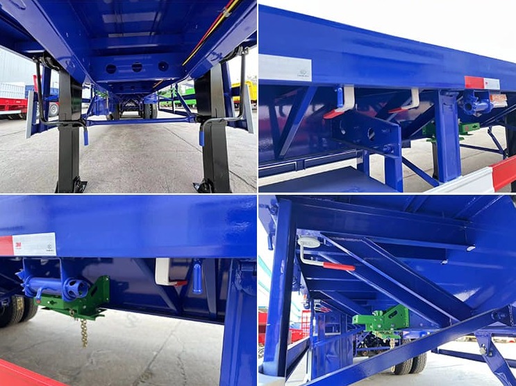 Three Axle 40 Foot Flatbed Semi Trailer for Sale in Nigeria