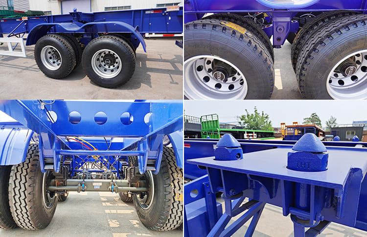 2 Axle Container Chaasis Trailer | 40 Ft Container Chassis for Sale Near Me in Tanzania