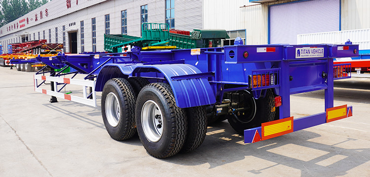 2 Axle Container Chaasis Trailer | 40 Ft Container Chassis for Sale Near Me in Tanzania