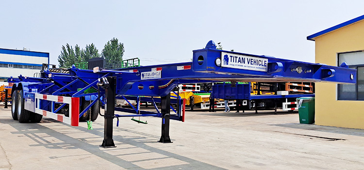 2 Axle Container Chaasis Trailer | 40 Ft Container Chassis for Sale Near Me in Tanzania