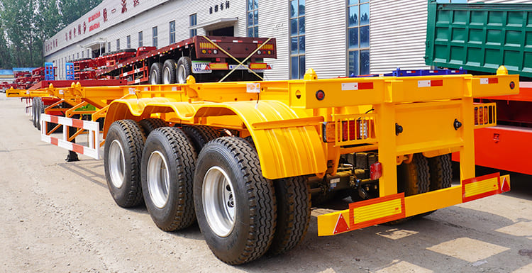Tri Axle 40Ft Skeleton Trailer | Skeleton Semi Trailer for Sale in Somali