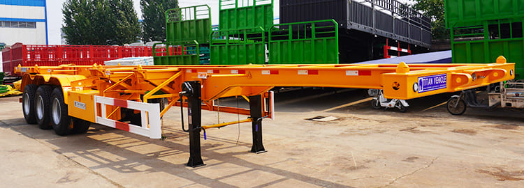 Tri Axle 40Ft Skeleton Trailer | Skeleton Semi Trailer for Sale in Somali