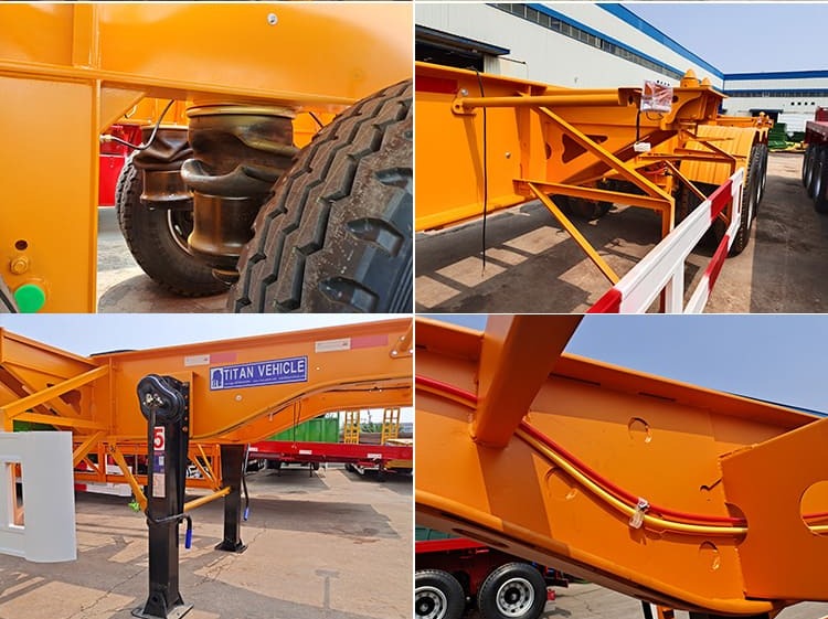 Tri Axle 40Ft Skeleton Trailer | Skeleton Semi Trailer for Sale in Somali