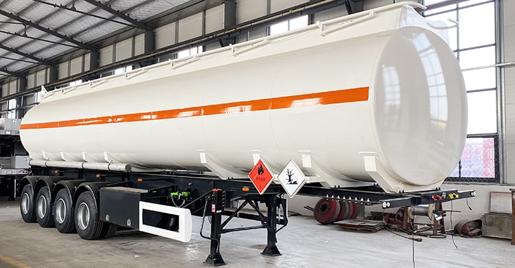 42000 Liters Diesel Tanker Trailer for Sale | 4 Axle Semi Tanker Trailer for Sale in Kenya