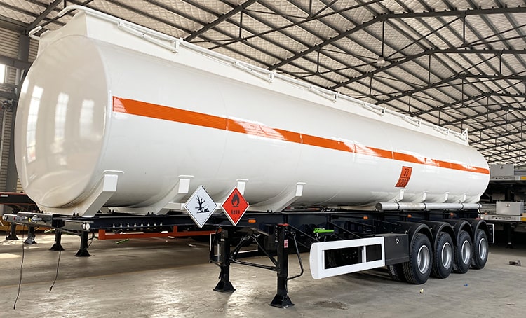 42000 Liters Diesel Tanker Trailer for Sale | 4 Axle Semi Tanker Trailer for Sale in Kenya