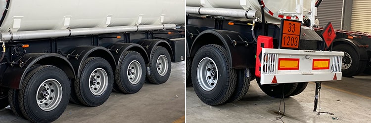 42000 Liters Diesel Tanker Trailer for Sale | 4 Axle Semi Tanker Trailer for Sale in Kenya