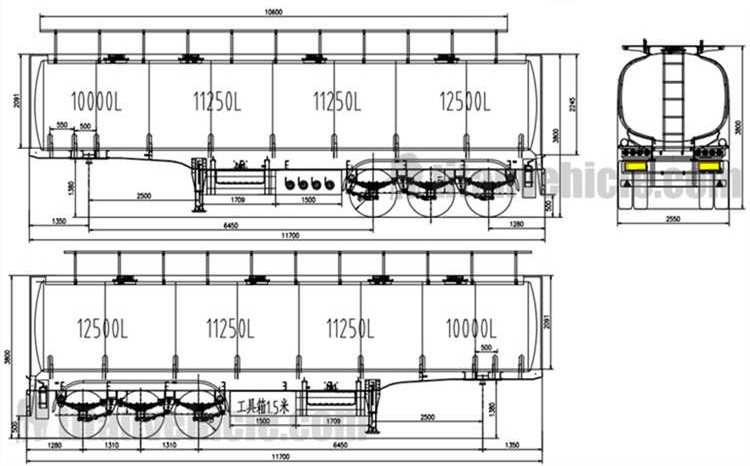 Tri Axle Crude Oil Tanker Trailer for Sale | Crude Oil Trailer for Sale in Zimbabwe