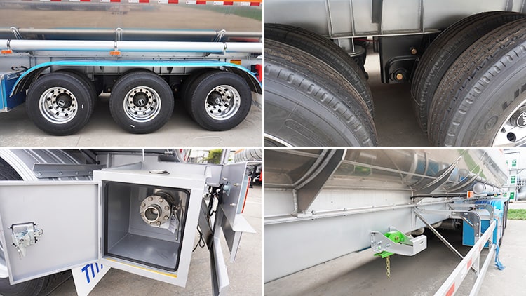 3 Axle Aluminum Tanker for Sale | 50000Ltrs Aluminum Tanker Trailers for Sale in Zambia