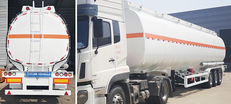 Tri Axle Petrol Tanker Price | 45000L Semi Tanker Trailer for Sale in Namibia