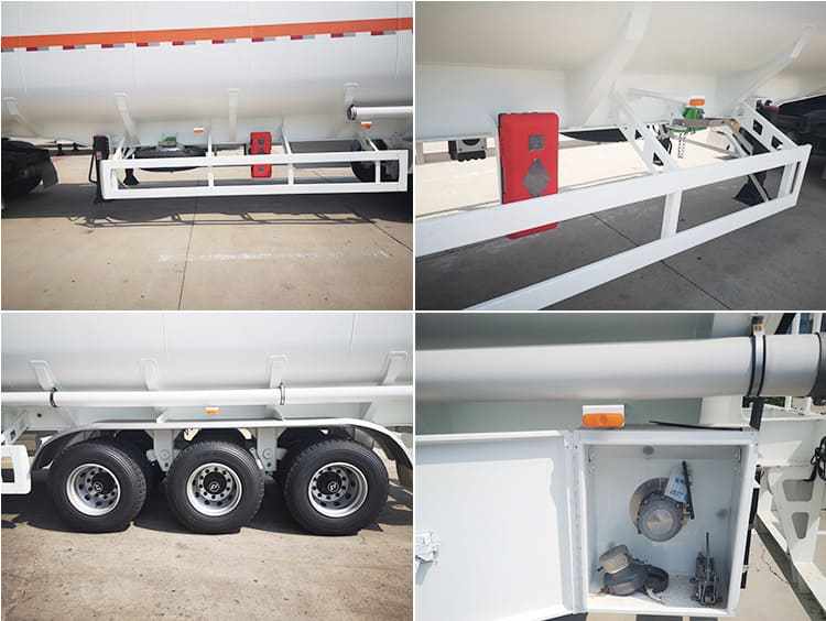 Tri Axle Petrol Tanker Price | 45000L Semi Tanker Trailer for Sale in Namibia