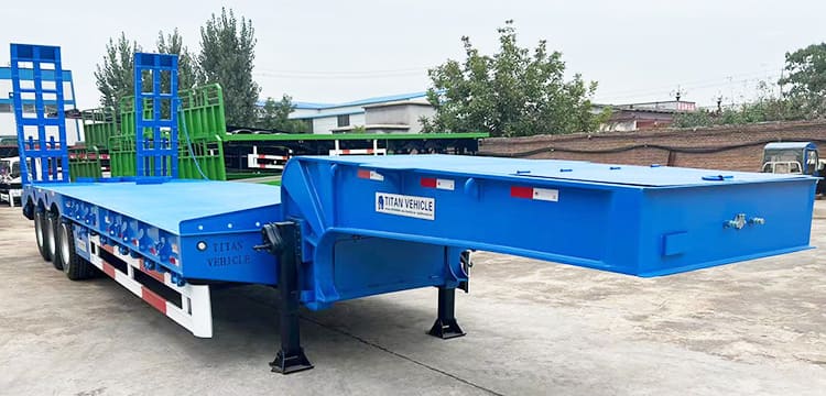 3 Axle Low Loader for Sale | 80 Ton Semi Low Loader Trailer for Sale in Tanzania