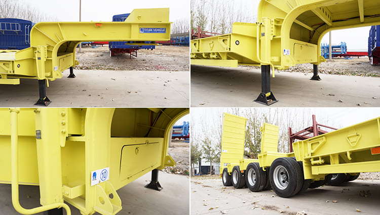 4 Line 8 Axle Heavy Haul Trailers for Sale | Heavy Haul Lowboy Trailers for Sale in Tanzania