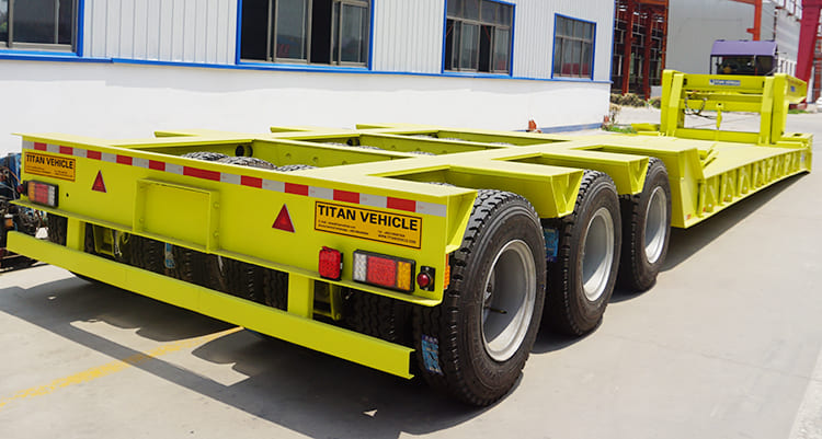 Front Loading Low Bed Trailer | 3 line 6 axle Front Load Gooseneck Trailer for Sale in Ghana