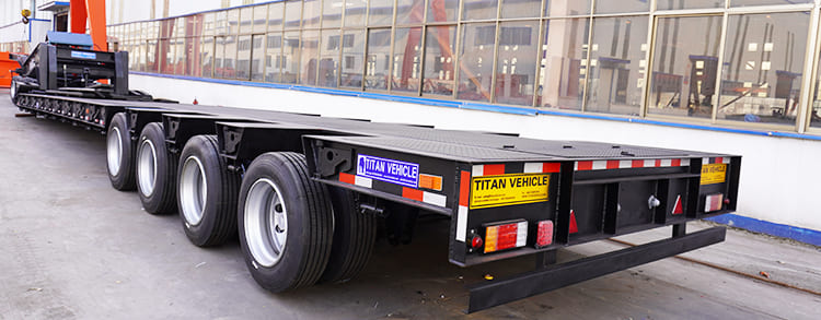 4 Axle 40 Foot Lowboy Gooseneck Trailer for Sale Near Me in Tanzania