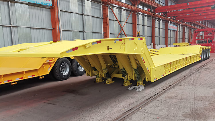 100 Ton Folding Neck Trailer | Folding Neck Lowboy Trailers for Sale Near Me in Kenya