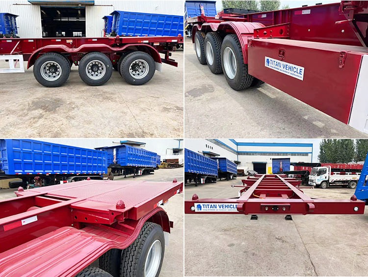 Tri Axle 12M Skeletal Trailer for Sale | Skeletal Container Trailer Price in Philippines