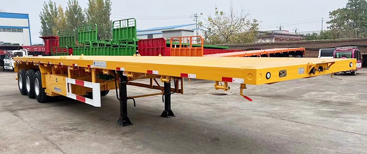 40 Foot Tri Axle Flat Deck Trailer for Sale Near Me in Tanzania