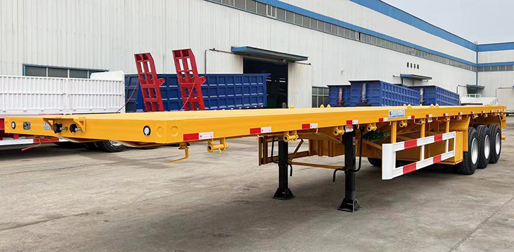 40 Foot Tri Axle Flat Deck Trailer for Sale Near Me in Tanzania