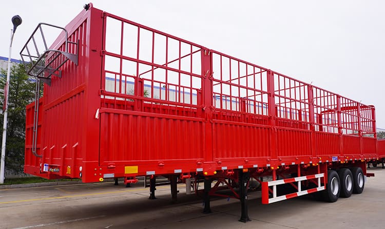 3 Axle Fence Trailer | 60 Ton Livestock Trailers for Sale in Tanzania