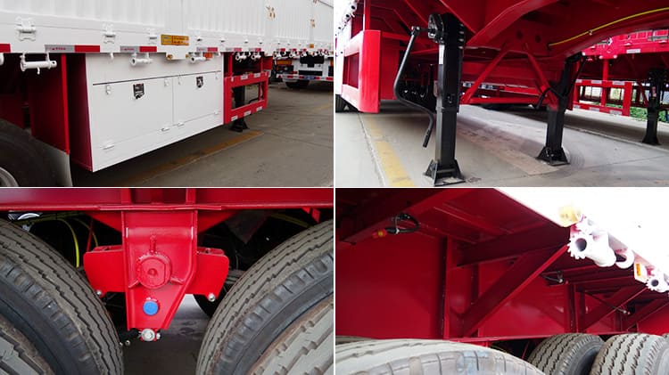 Tri Axle Dropside Trailer for Sale | 50T Sideboard Trailer for Sale in Nigeria
