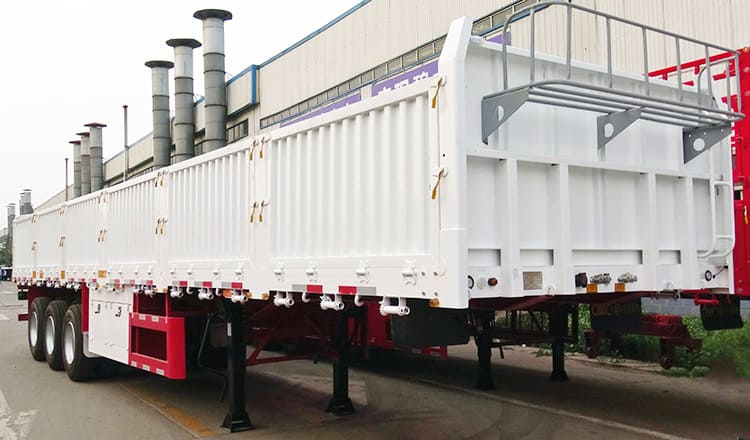 Tri Axle Dropside Trailer for Sale | 50T Sideboard Trailer for Sale in Nigeria