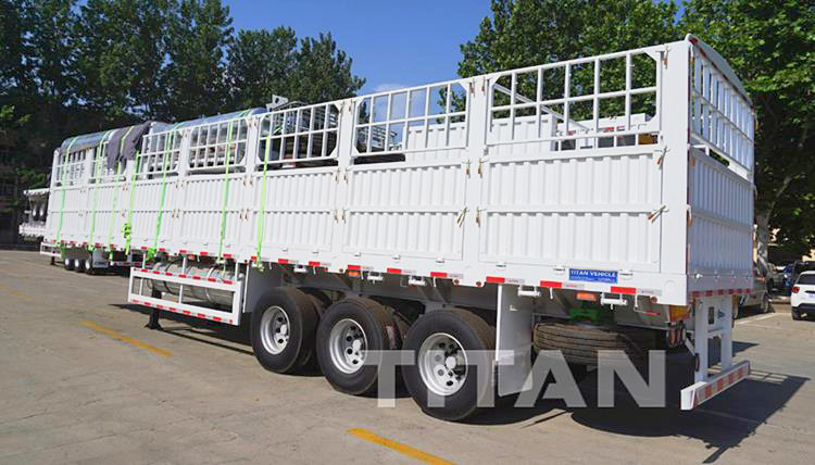 40T Tri Axle Stake Semi Trailer | Animal Transport Trailer for Sale in Philippines