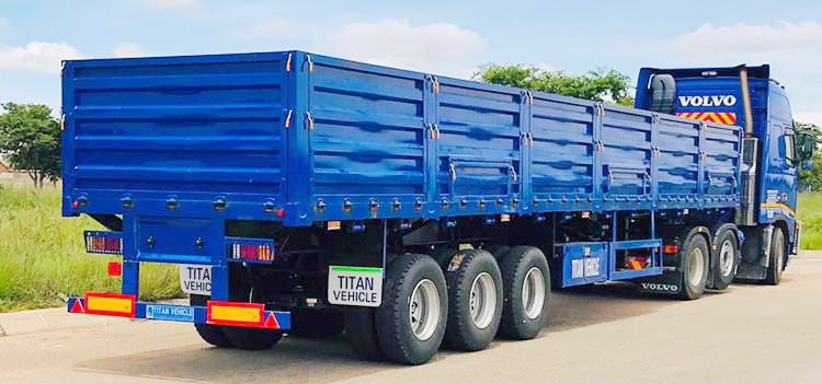 50 Ton Semi Grain Trailers for Sale | Tri Axle Grain Trailers for Sale in Tanzania