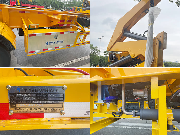 37 Ton 40Ft Container Side Loader Trailer for Sale in Guyanab