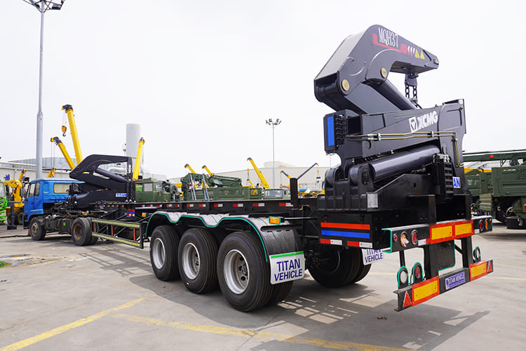 40 Feet Shipping Container Loader for Sale | 40T Side Loading Container Trailer Price