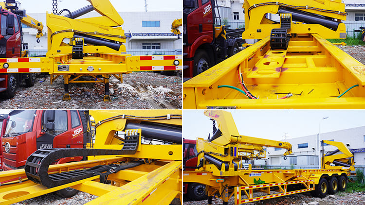 40Ft Used Self Loading Container Trailer for Sale | 37 Ton Container Trailer with Crane Price in Nigeria