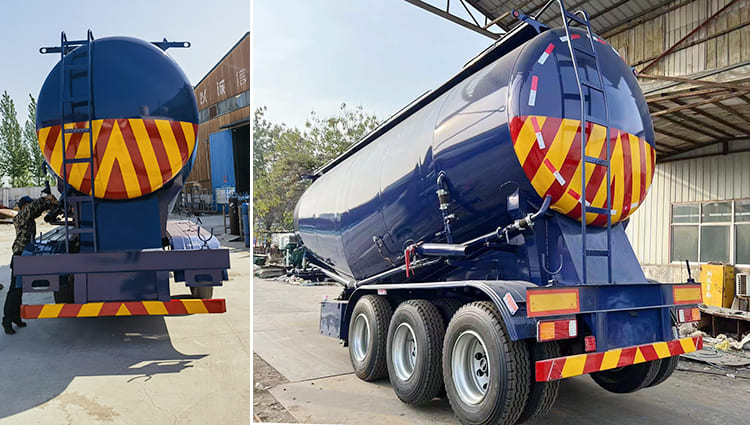3 Axle 30CBM Cement Powder Tankers for Sale | Bulk Powder Tanker Trailer Price in Philippines