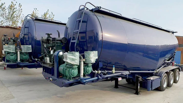 3 Axle 30CBM Cement Powder Tankers for Sale | Bulk Powder Tanker Trailer Price in Philippines
