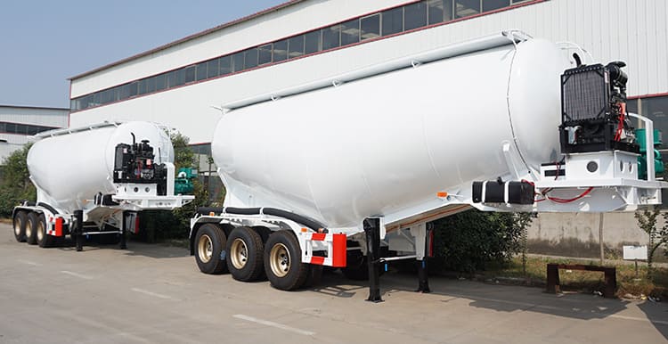 3 Axle Pneumatic Dry Bulk Trailer for Sale | 40T Pneumatic Tank Trailers for Sale in Ghana